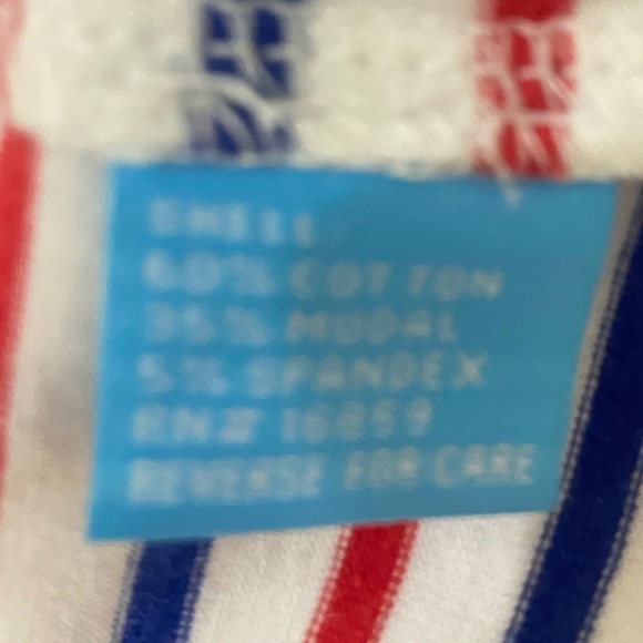 NWT J McLaughlin modal stretch cotton striped layers sleeveless dress sz medium - Picture 10 of 11